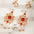 Wholesale ethnic red and white earrings