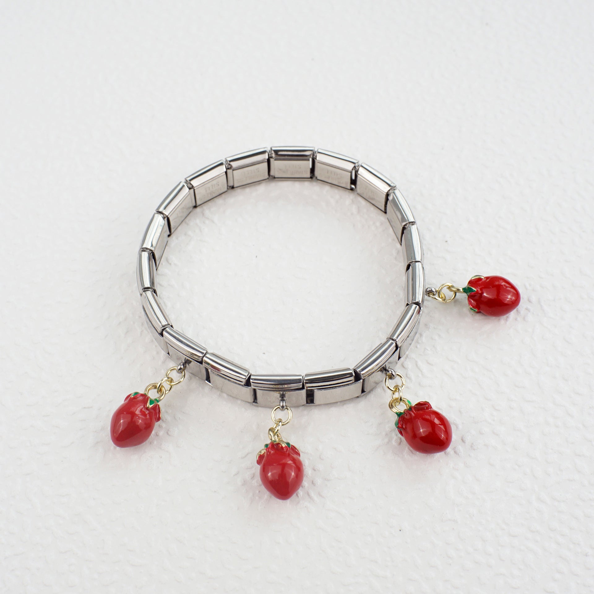 Wholesale 5pcs/   pack Single Section Creative Stainless Steel Composable Bracelet