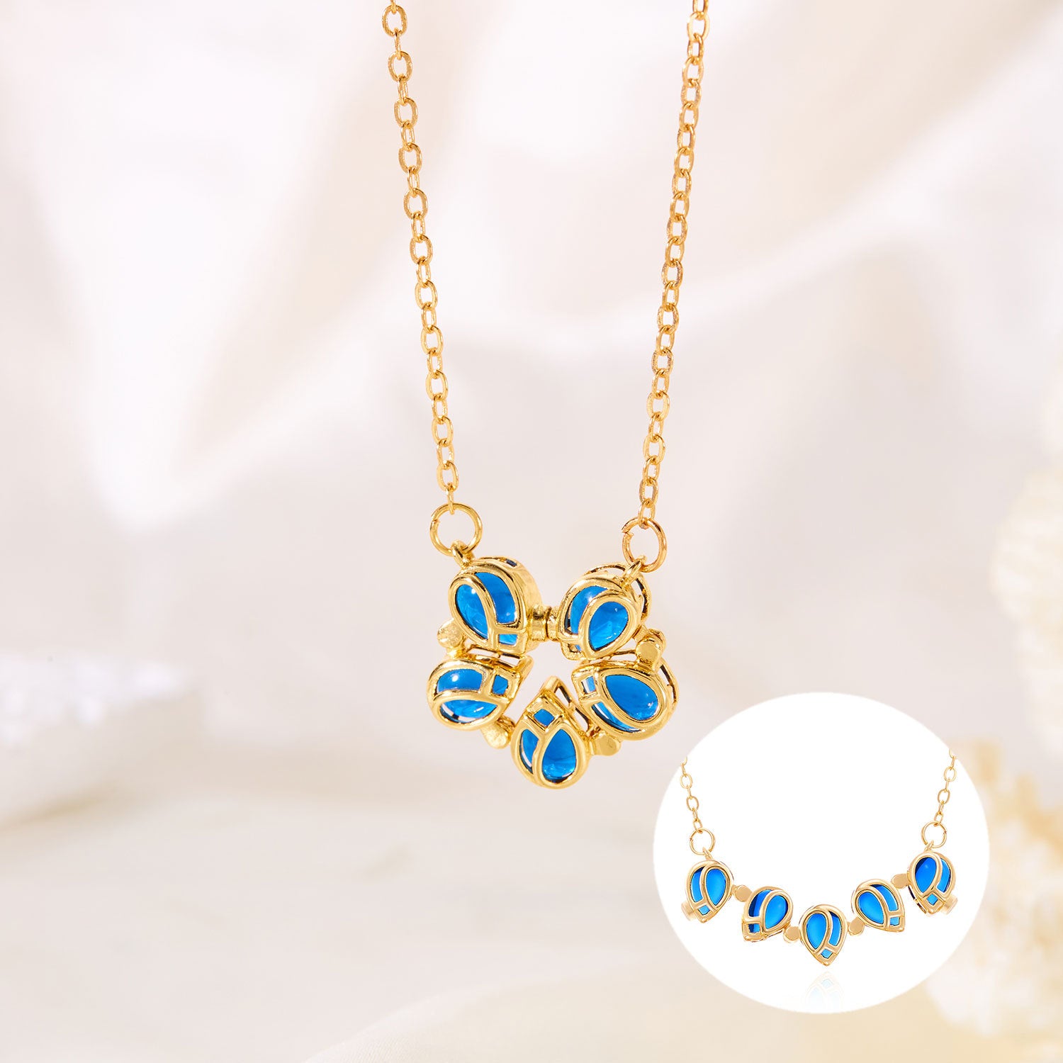 Wholesale luxury flower necklace