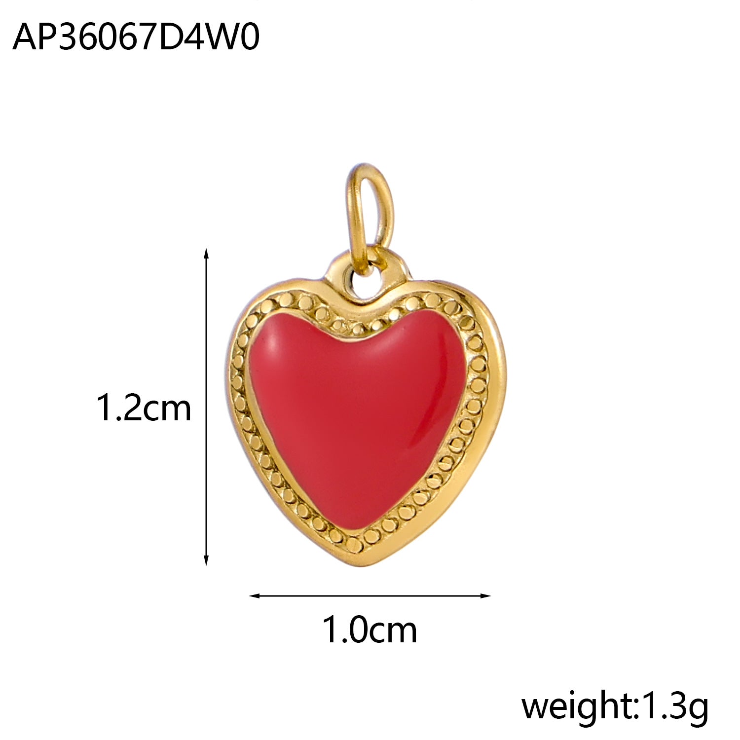Wholesale Stainless steel retro geometric love flower peach heart pendant