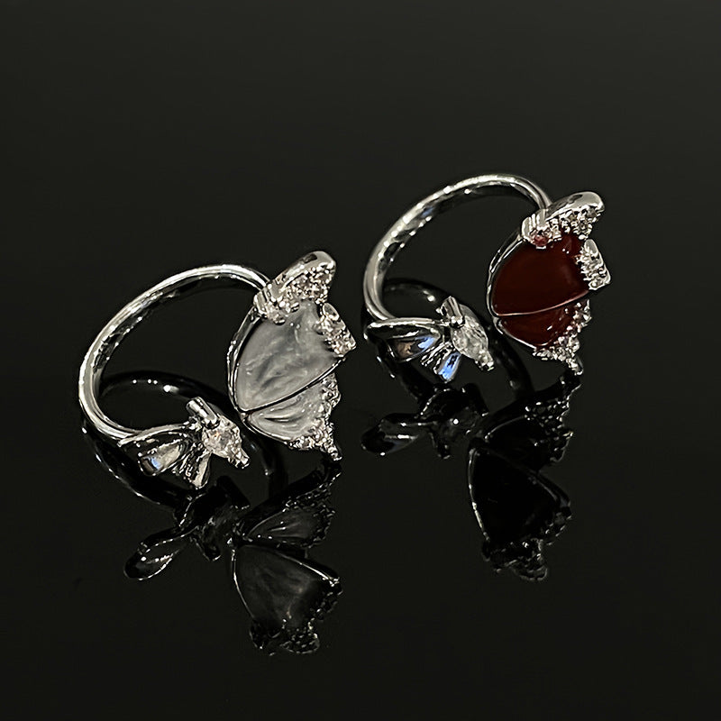 Wholesale Butterfly Open Ring Ring Adjustable Rings Butterfly Rings ACC-RS-JiuHao002