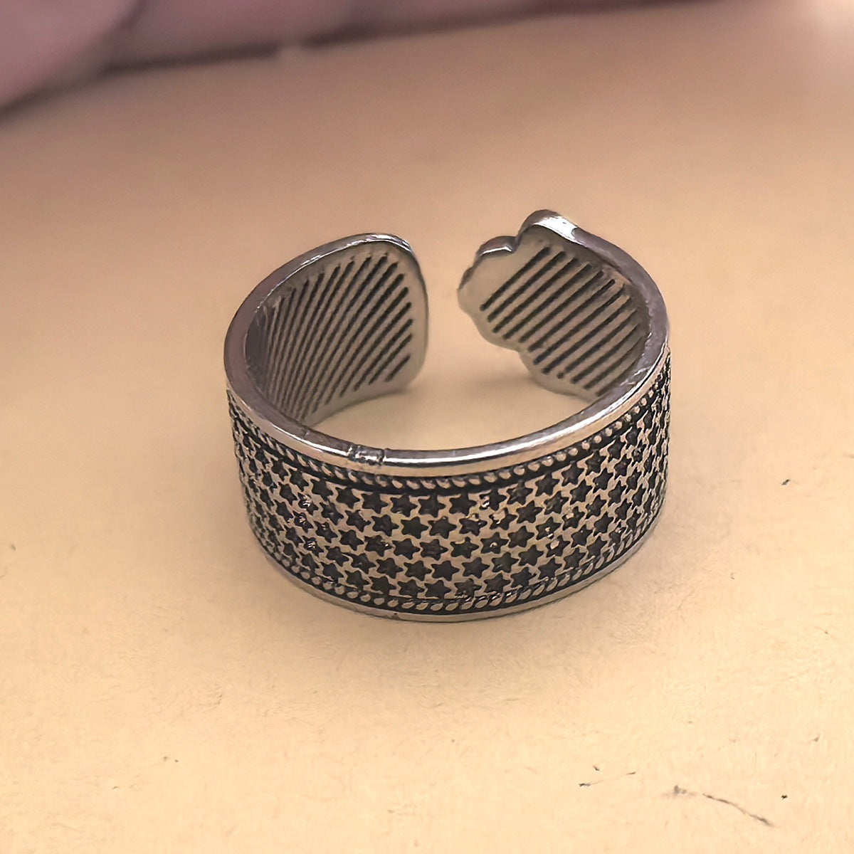 Wholesale Retro Men's Lucky Cloud Ring ACC-RS-YuMei015