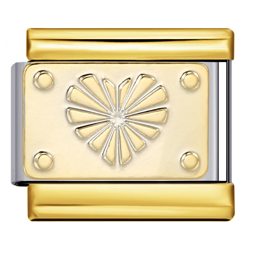 Wholesale Italian Charm Bracelet 9mm DIY Splicing Removable  Stainless Steel Composable Bracelet