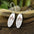 Wholesale plant leaf reed earrings personality chic metal carving simple earrings