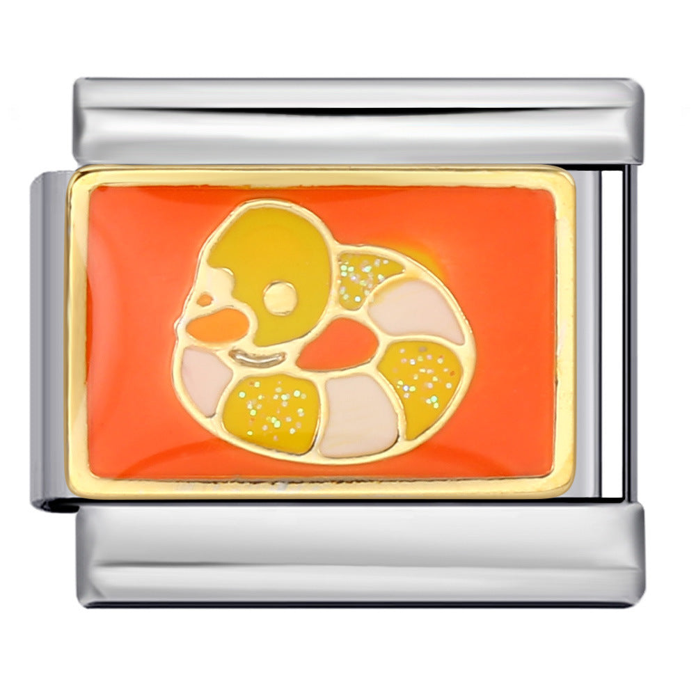 Wholesale Italian Charm Bracelet 9mm DIY Splicing Removable Beach Camping Stainless Steel Composable Bracelet