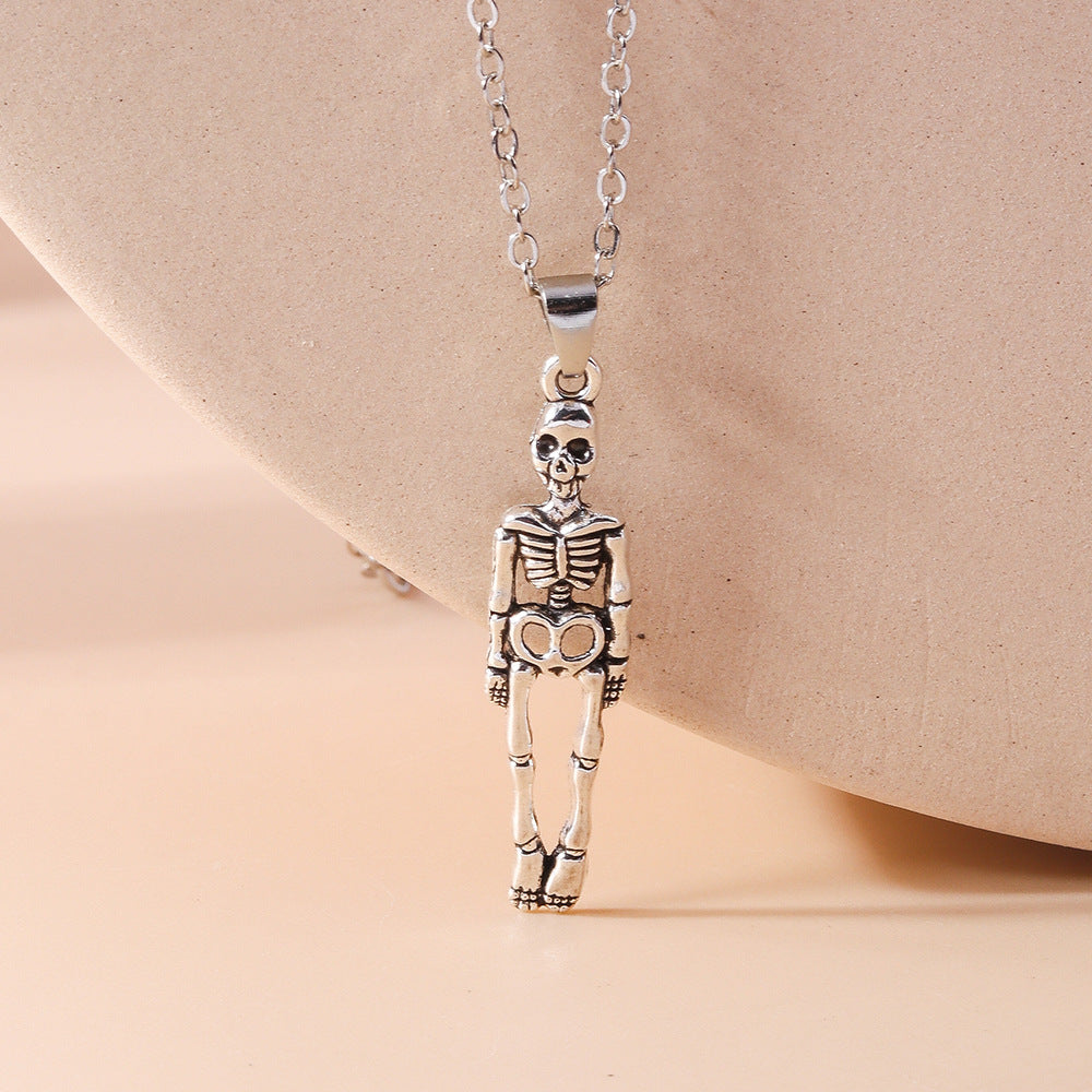 Wholesale  fashion pumpkin skull clavicle chain creative Halloween skull necklace
