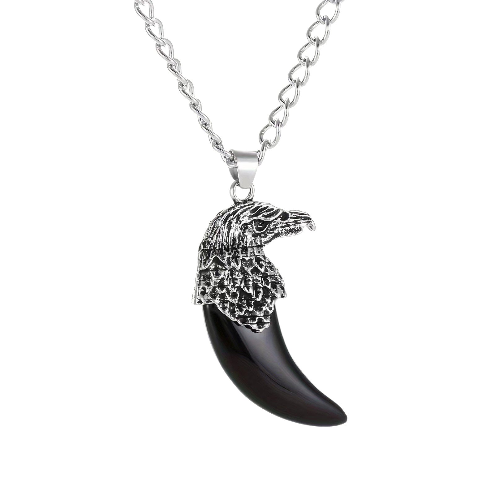 Wholesale  Dragon Spirit Carved Eagle Head Pendant Necklace