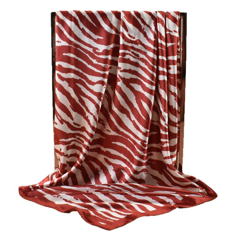 Wholesale Zebra Print Square Scarf