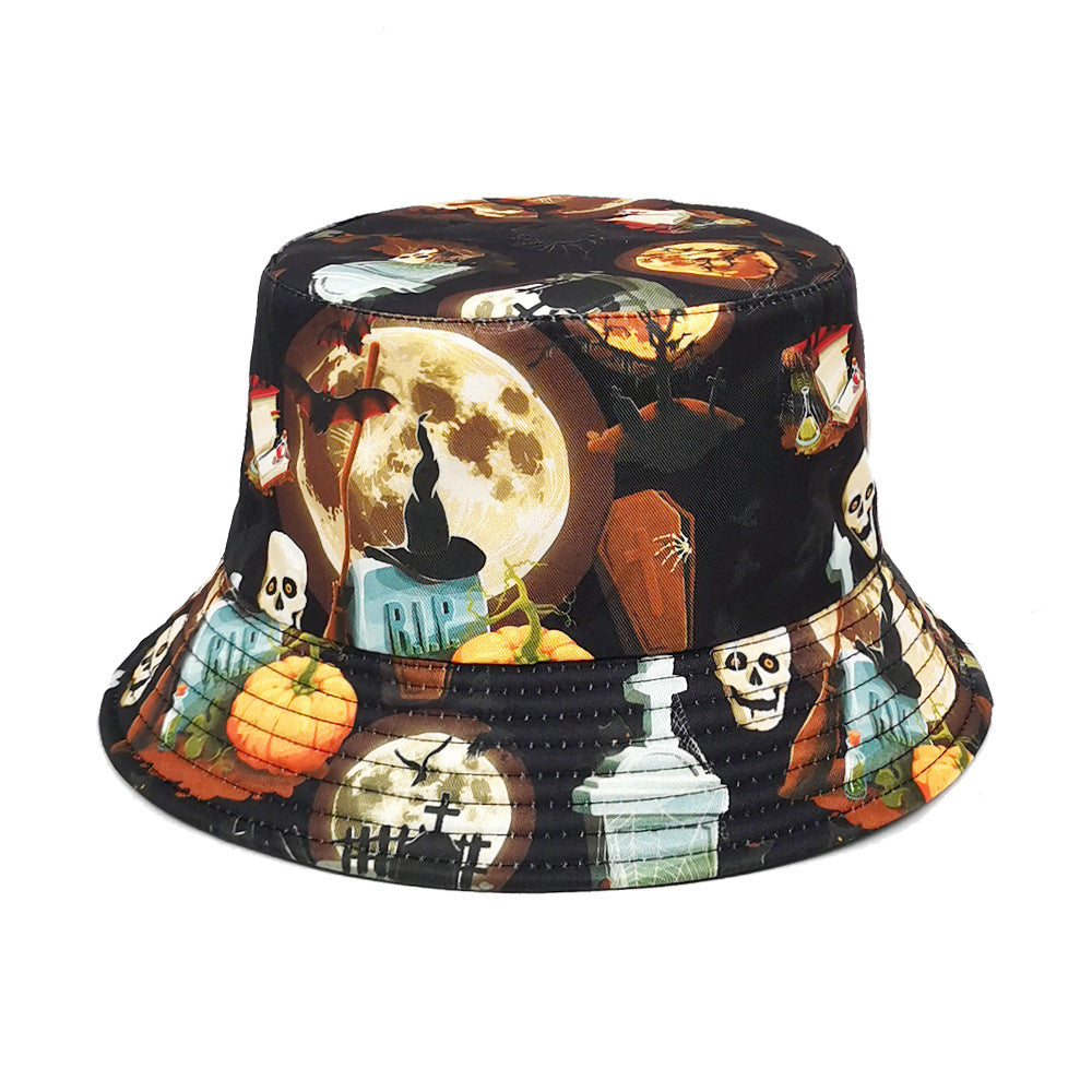 Wholesale  cartoon double-sided bucket hat