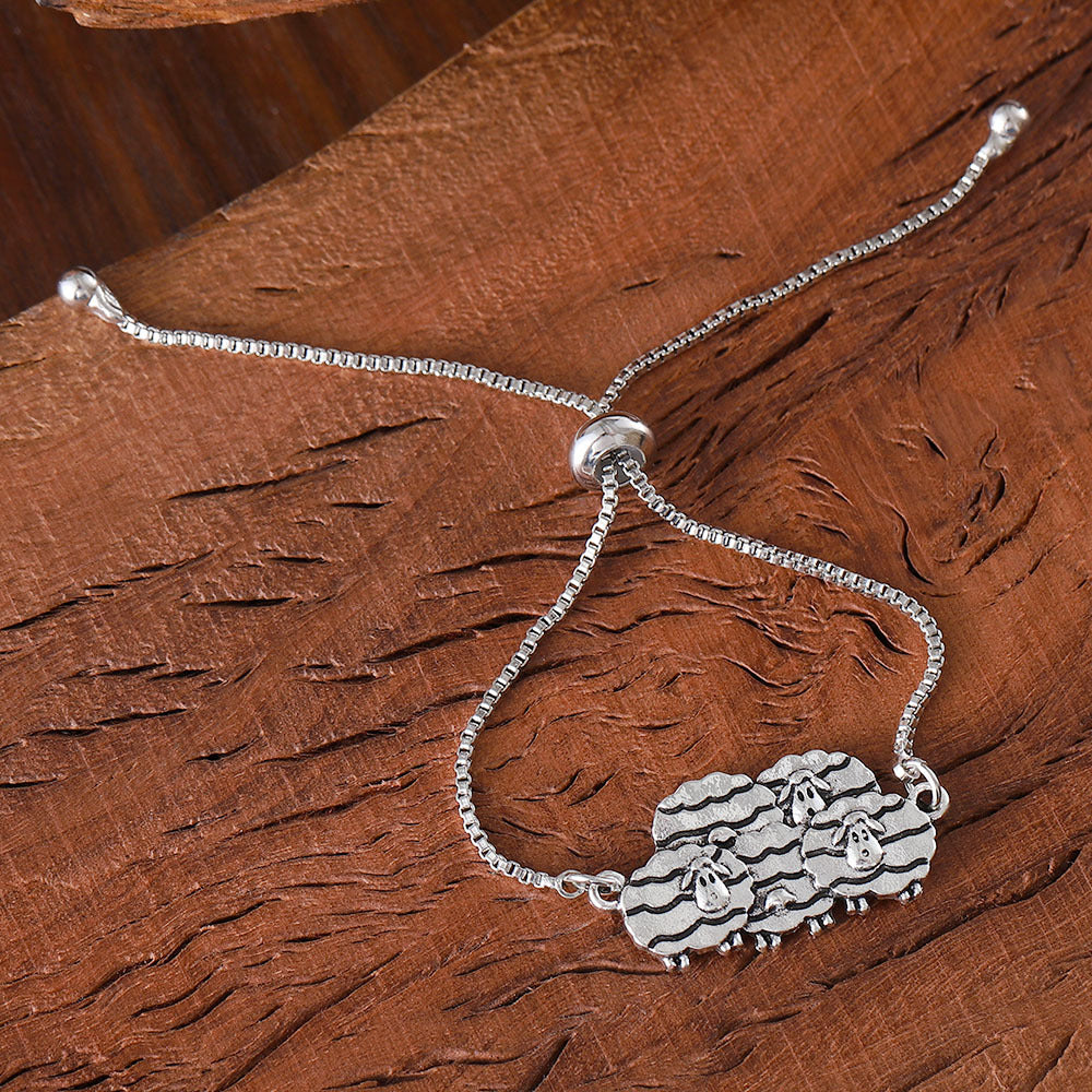 Wholesale Zinc Alloy Bohemian Cloud Sheep Jewelry Set Earrings Necklace Bracelet Trendy Party Accessory