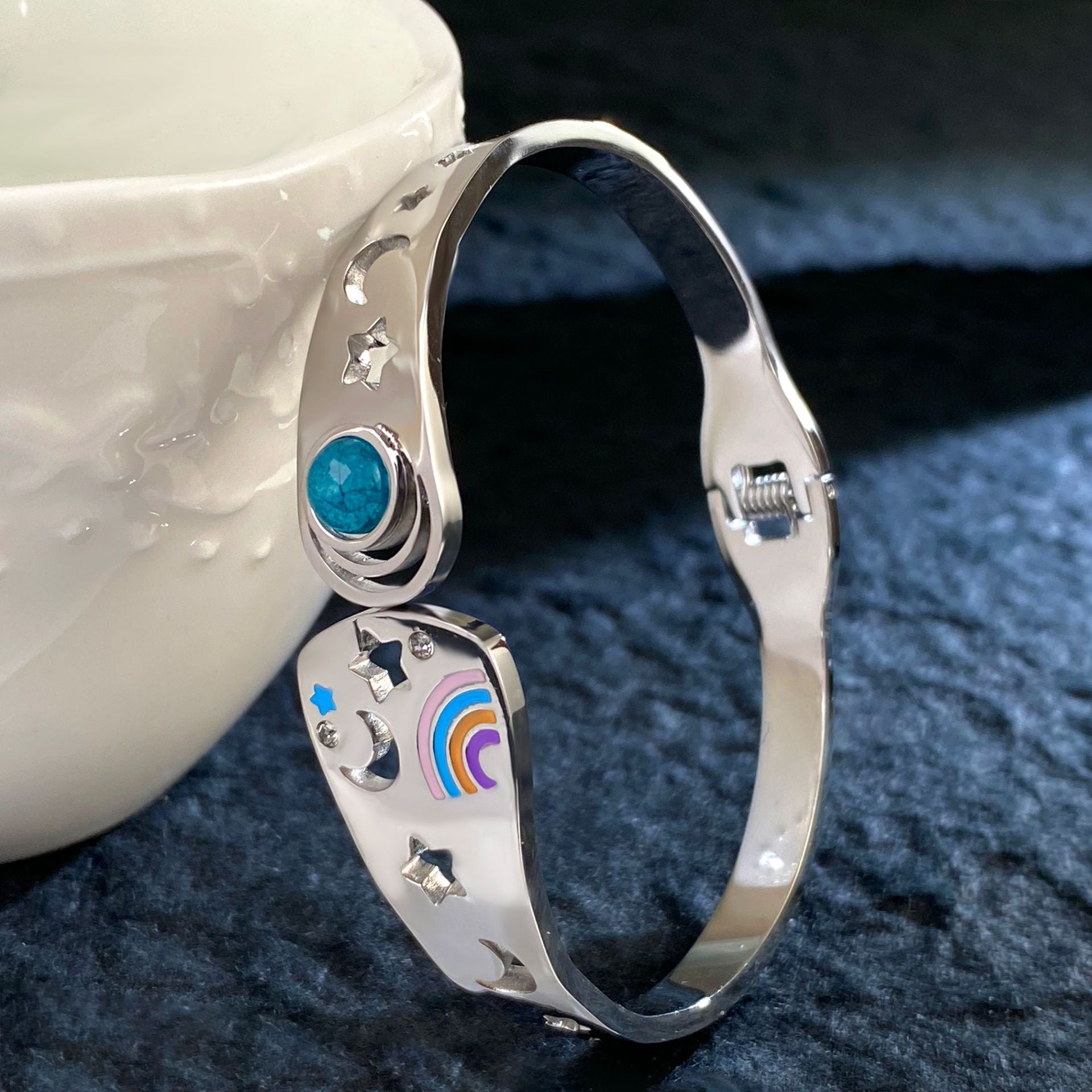 Wholesale Titanium Steel Plated 18K Gold High-end Luxury Bracelet ACC-BT-YuXun008