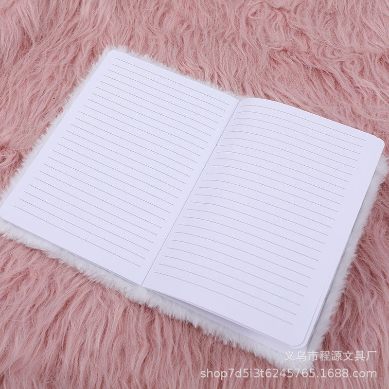 Wholesale cute bear plush notebook