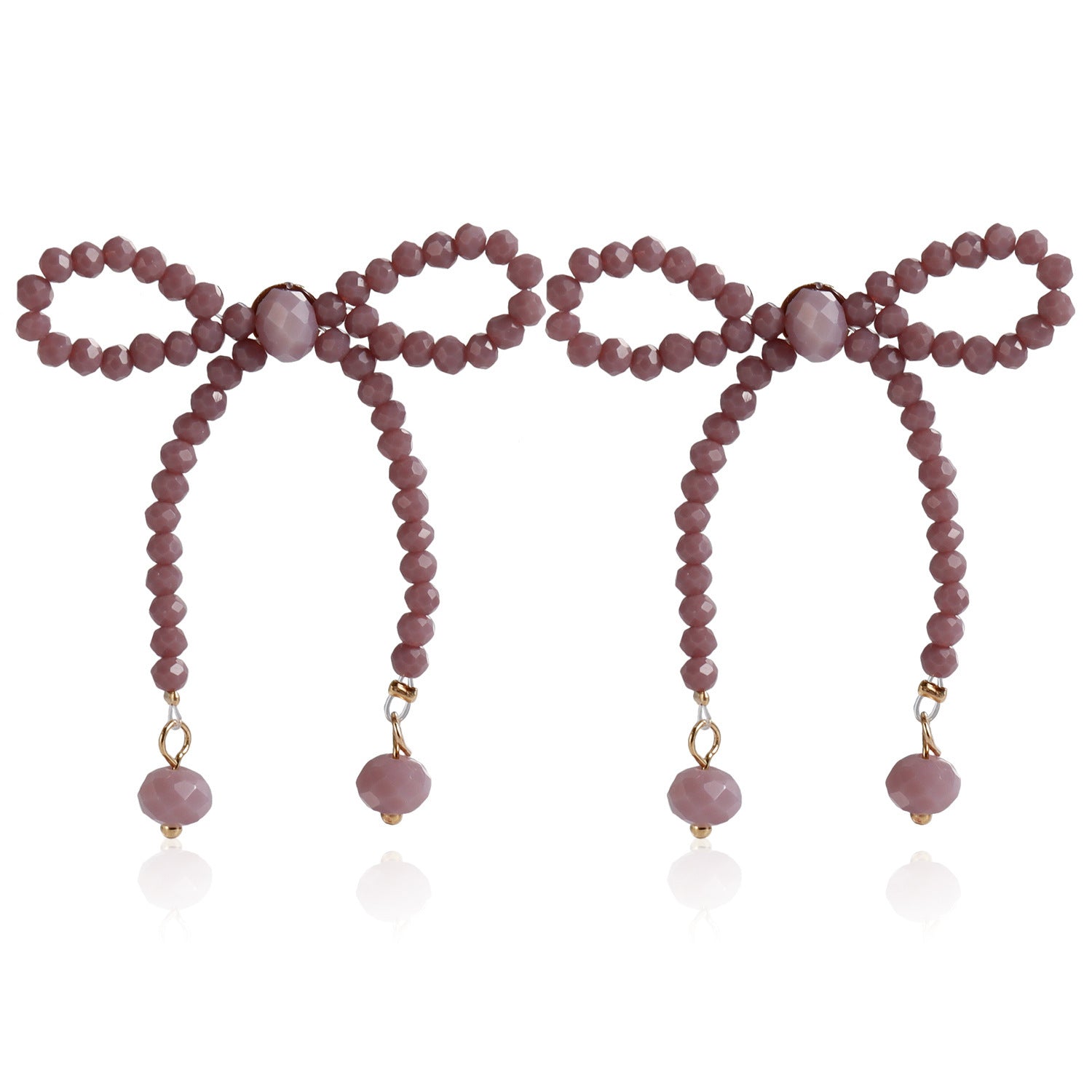 Wholesale Vintage Bow Hand Braided Earrings ACC-ES-Miaosi001