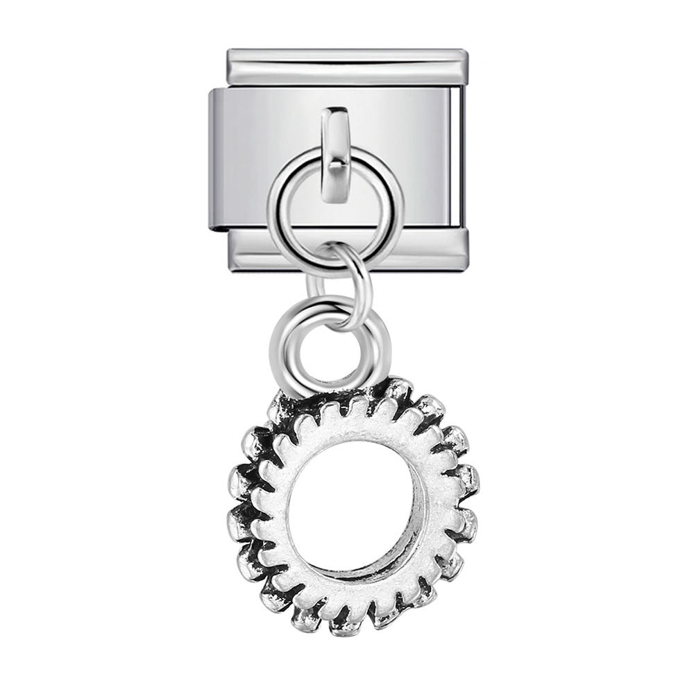 Wholesale   Italian Charm Bracelet 9mm DIY Single Hook Creative Stainless Steel Composable Bracelet