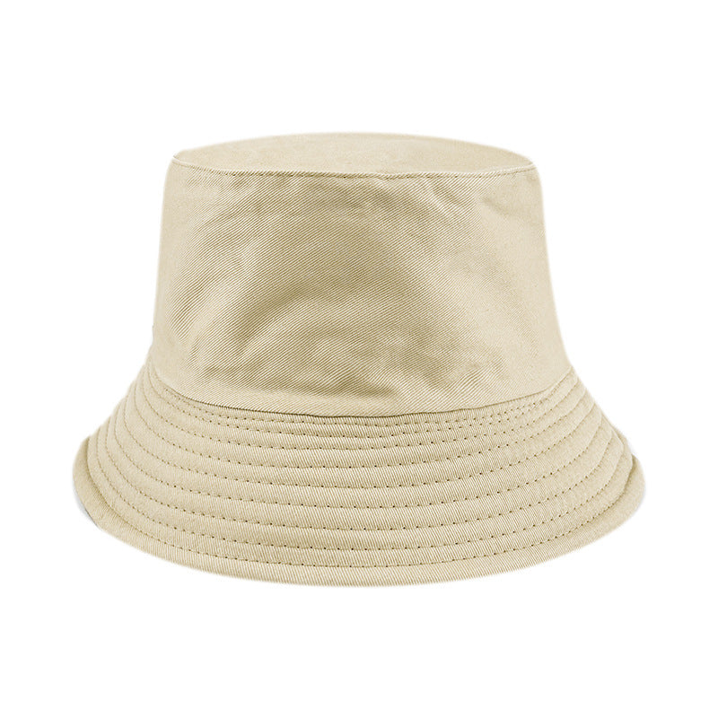 Wholesale Double-sided sun protection embroidered logo Bucket Hat