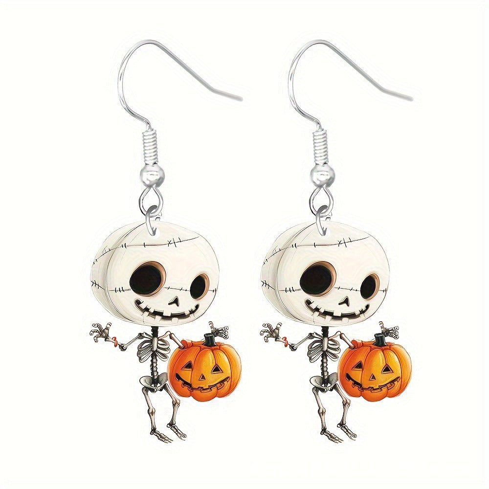 Wholesale  Cute Horror Mummy Cat Acrylic Earrings