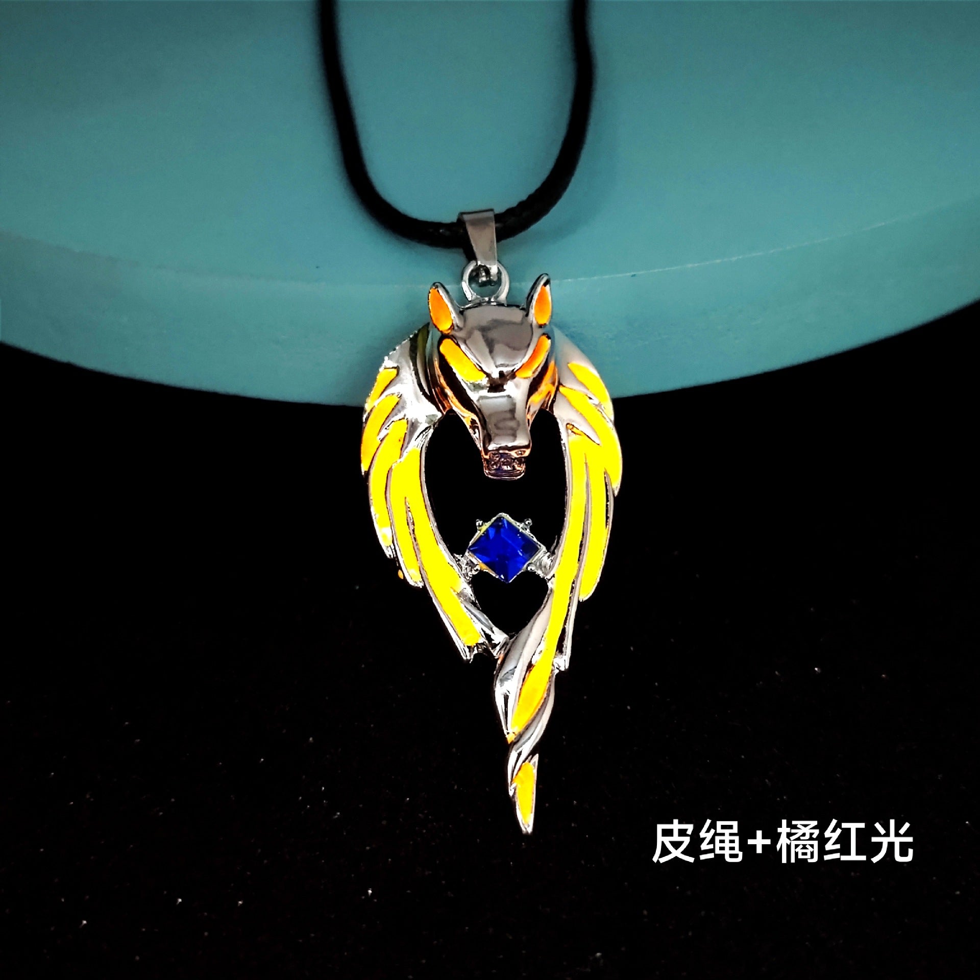 Wholesale Luminous Wolf Totem Luminous Men' s Pendant