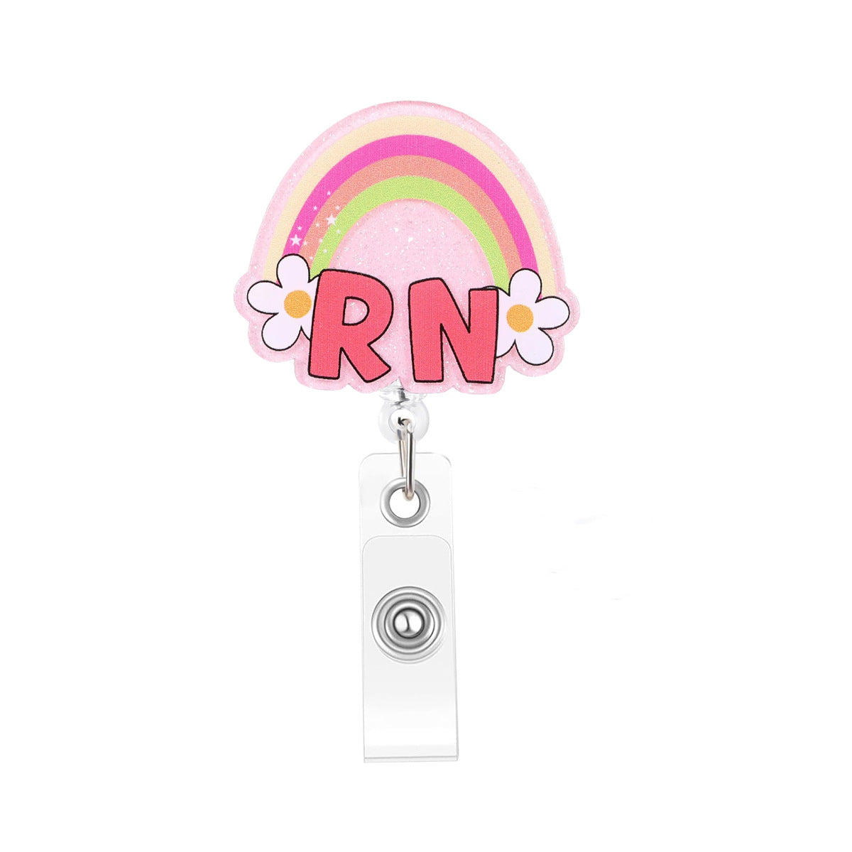 Wholesale easy-pull retractable name tag  Badge Reels