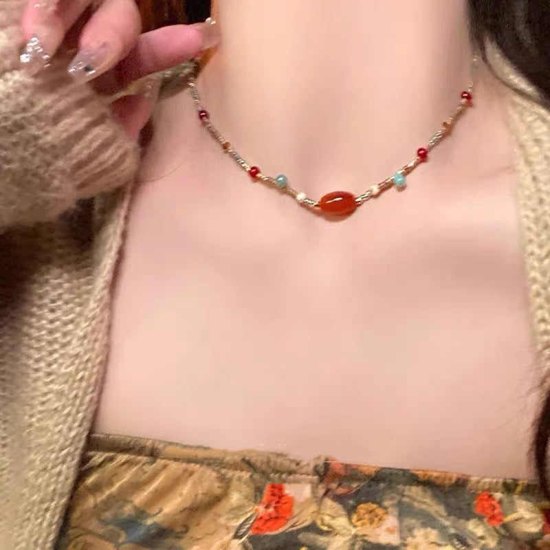 Wholesale ethnic style exquisite clavicle necklace