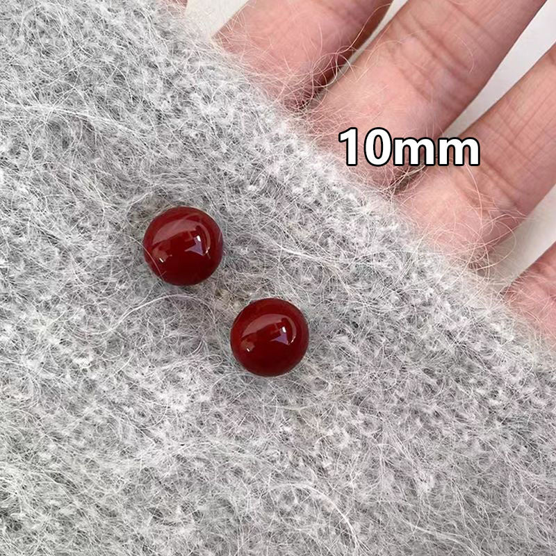 Wholesale alloy  red earrings