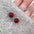 Wholesale alloy  red earrings