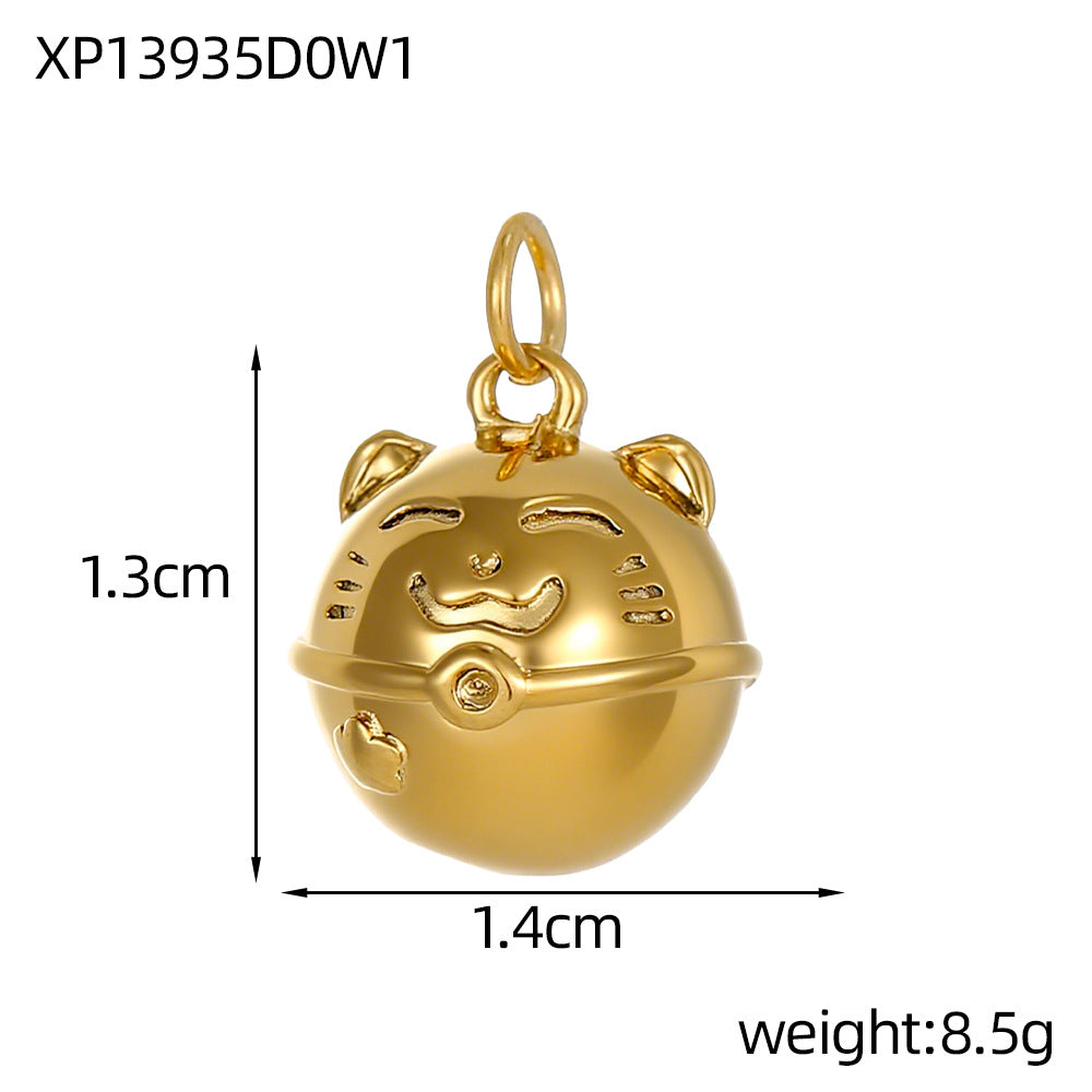 Wholesale Stainless steel three-dimensional pendant