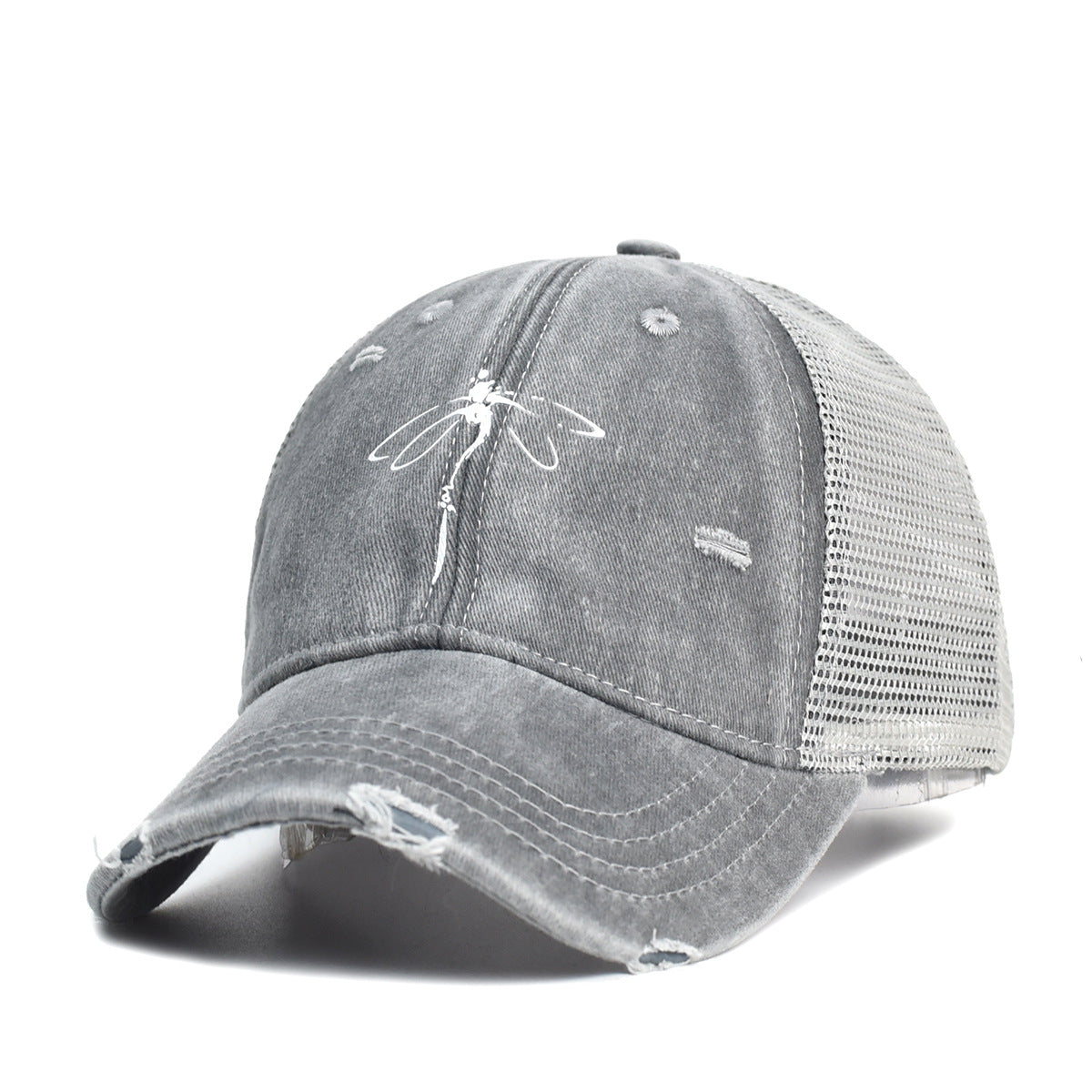 Wholesale Sun Protection Breathable Mesh Cap Cotton Open Baseball Cap ACC-HT-YuXue007