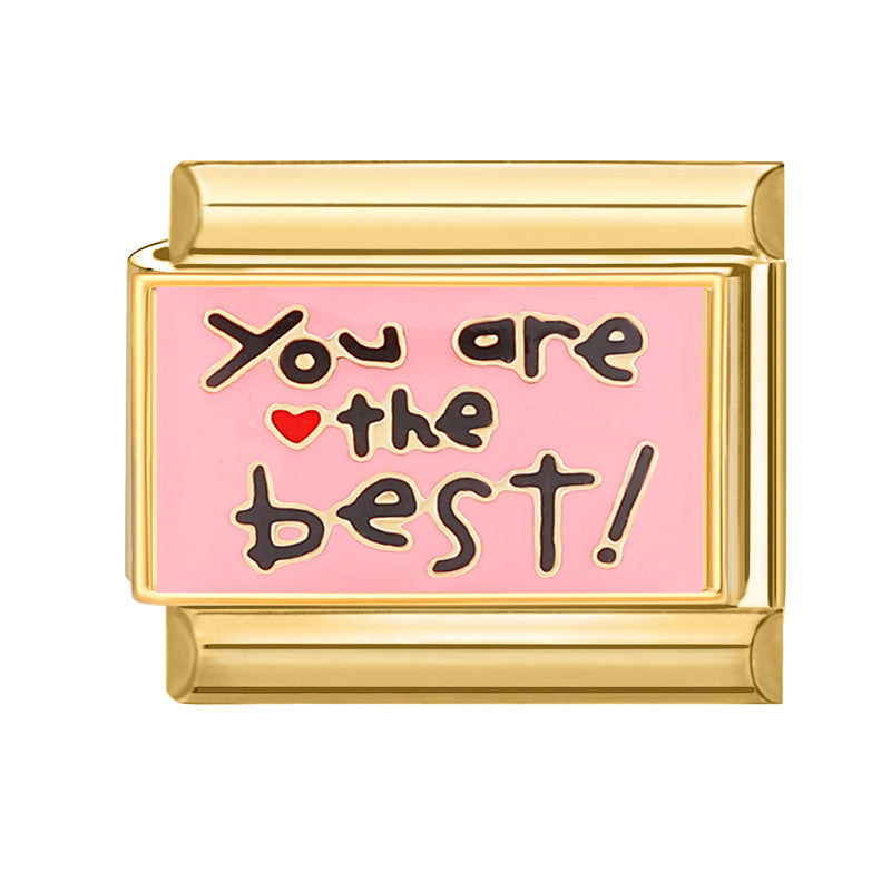 Wholesale Italian Charm Bracelet 9mm DIY Splicing Cute Creative Stainless Steel Composable Bracelet