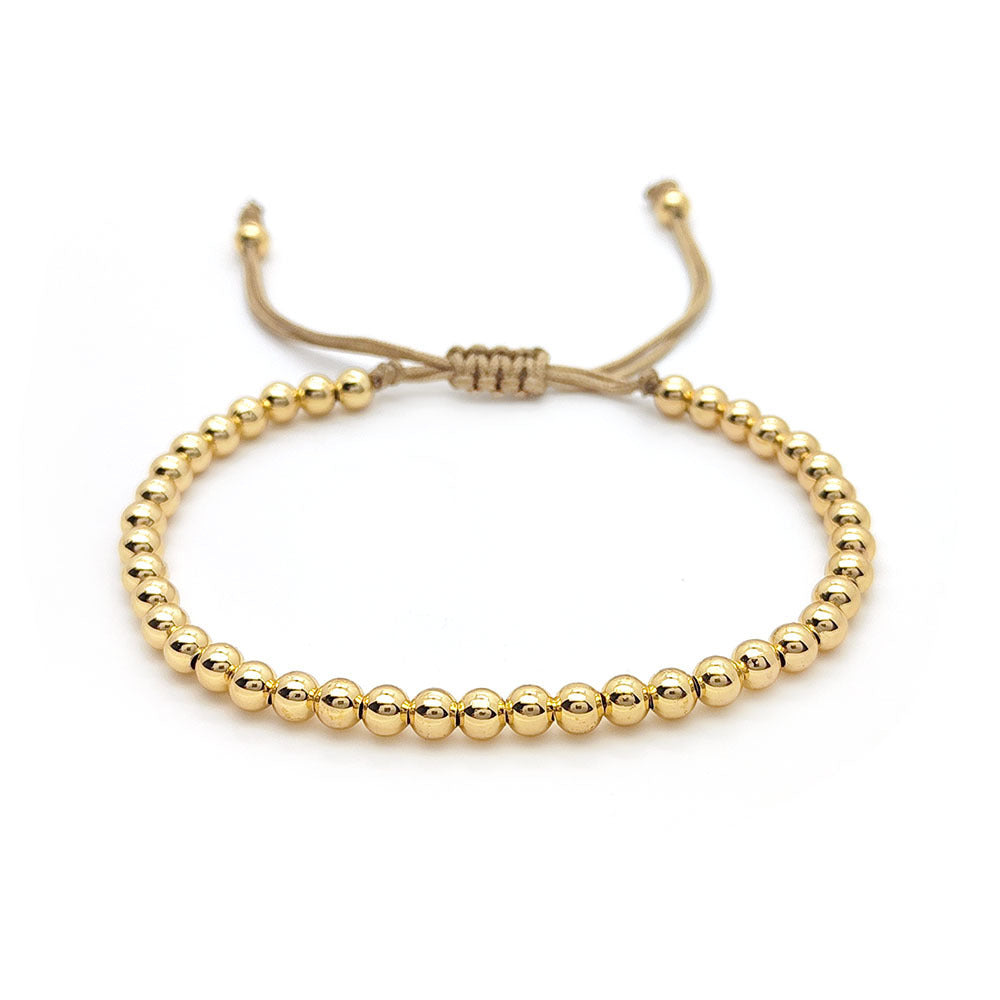 Wholesale Colorful Cotton Thread Hand Braided Hand Rope Cross Beaded Bracelet Miyuki ACC-BT-Qiqi021