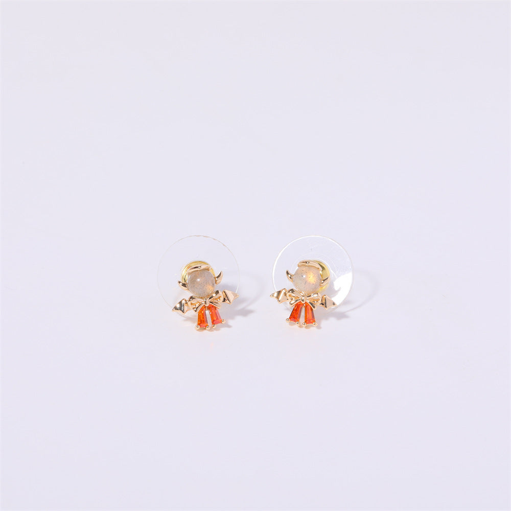 Wholesale Halloween Demon Spider Earrings ACC-ES-XuanChi001