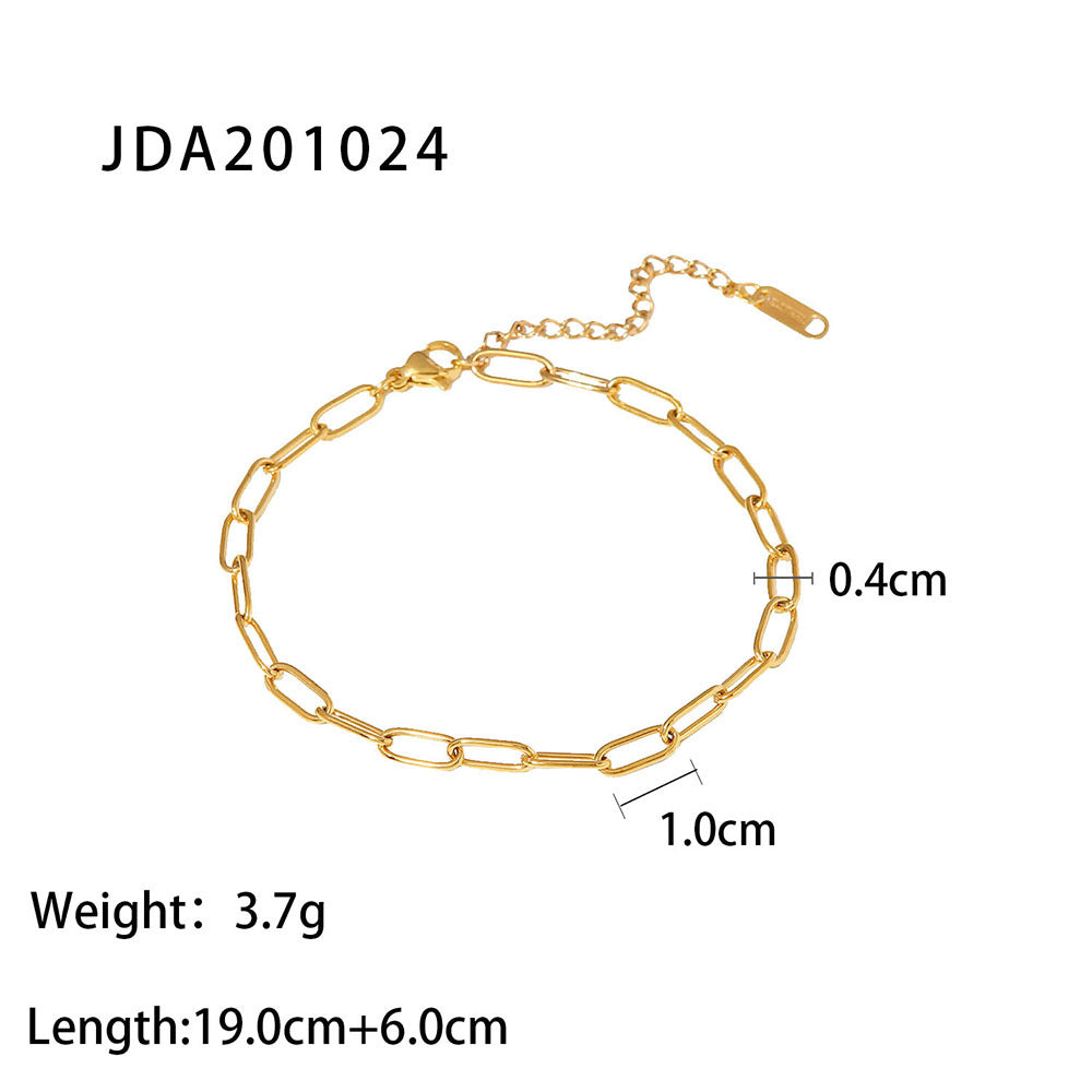 Wholesale Vintage Cross Anklet Titanium Steel Anklets ACC-AS-JD001