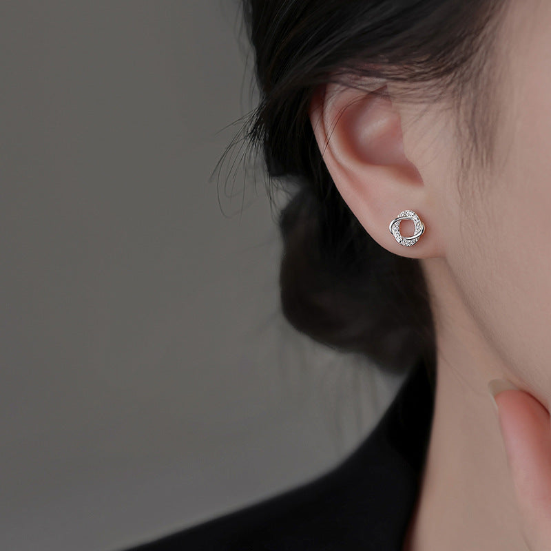 Wholesale 925 Sterling Silver Geometric Earrings