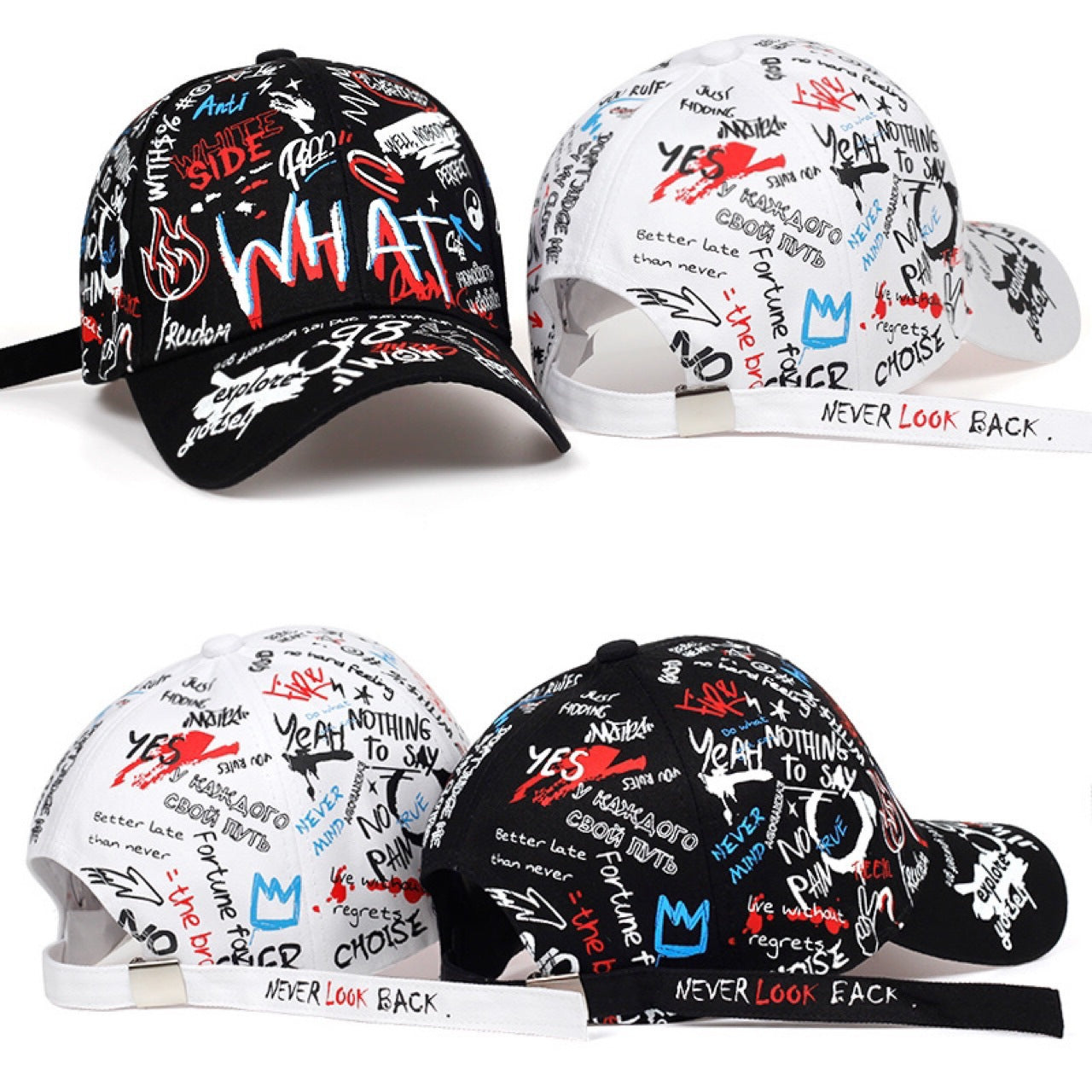 Wholesale Graffiti Peaked Cap Baseball Cap Hat ACC-HT-KuBang009