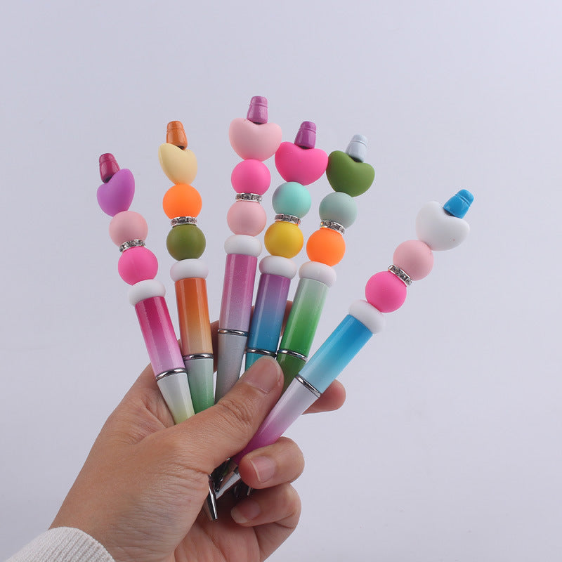 Wholesale creative color gradient plastic multi-functional ballpoint pen
