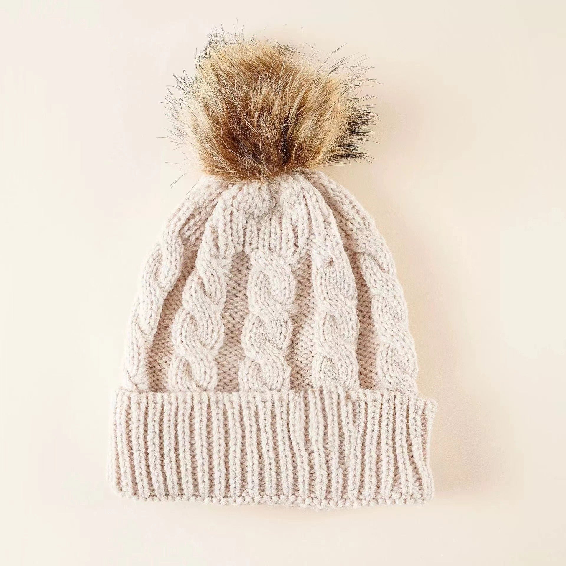 Wholesale Autumn Wool Ball Knitted Hat ACC-HT-Suli004