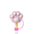 Wholesale 10mm Pink and White Hot Dog Lollipop PVC Soft Straw Tube Cap