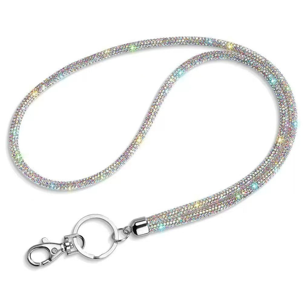 Wholesale Rhinestone Crossbody Lanyard Keychain ACC-KC-LingYu002