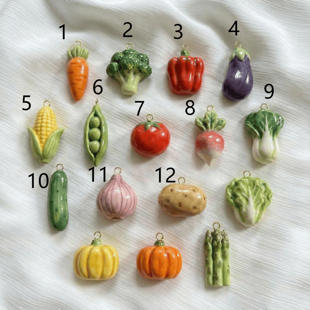 Wholesale Trendy Stainless Steel Vegetable Carrot Pendant DIY Jewelry Accessory For Gift And Resale