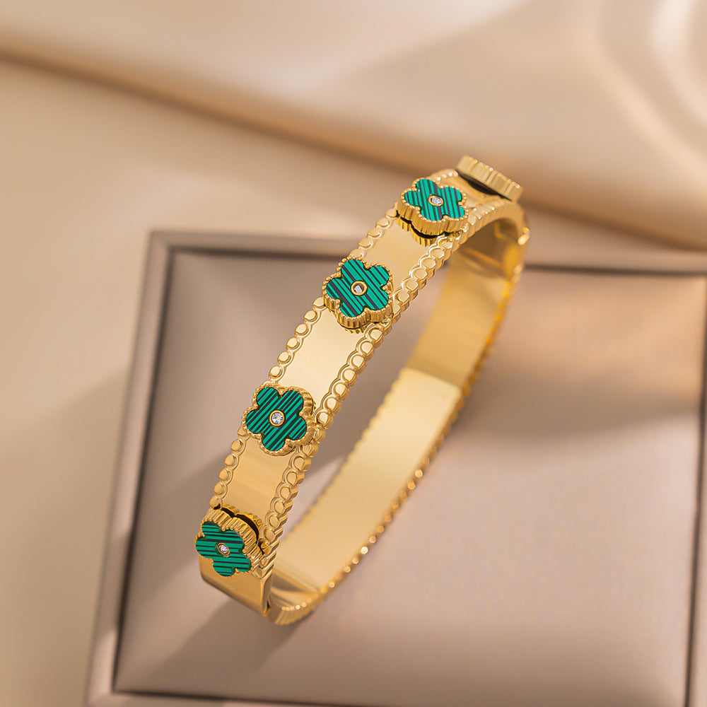 Wholesale Titanium Steel Diamond Bracelet ACCVIP-BT-KuCai017