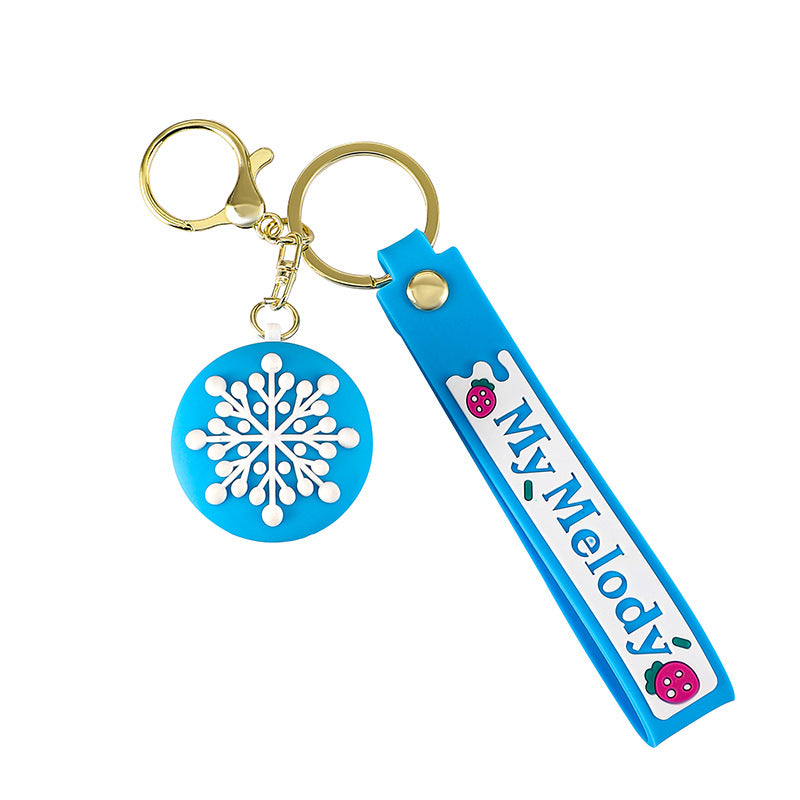 Wholesale Cartoon Donut PVC Soft Keychain Creative Keychain ACC-KC-XJY003