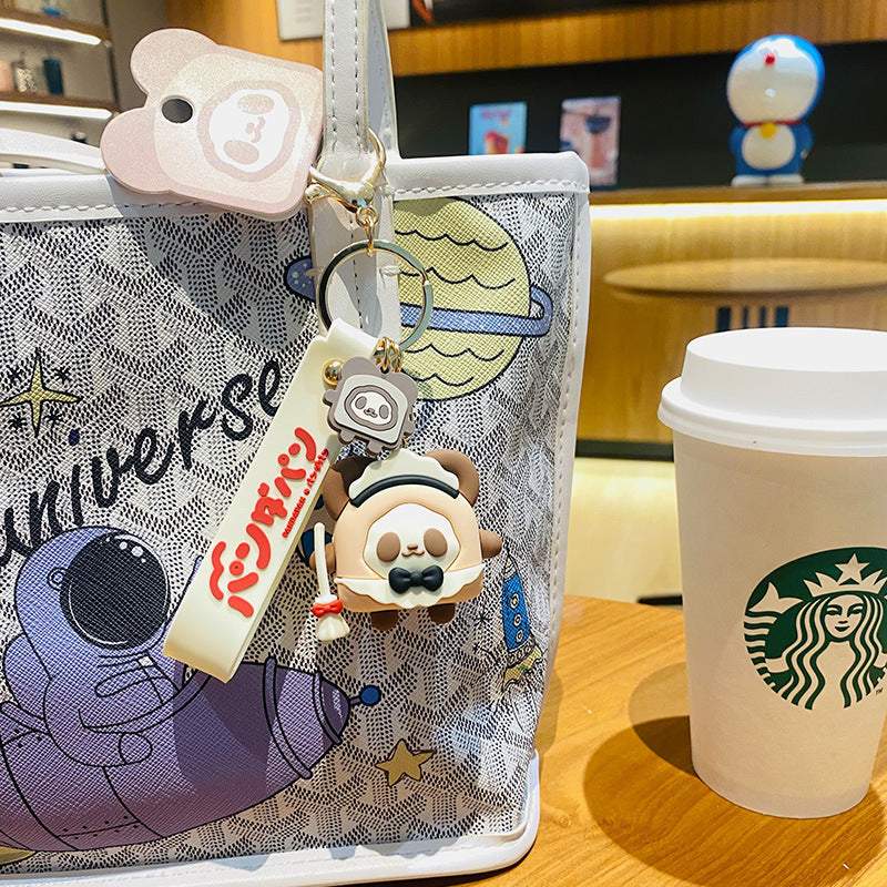 Wholesale Cartoon Cute Panda Toast Keychains ACC-KC-HangLi016