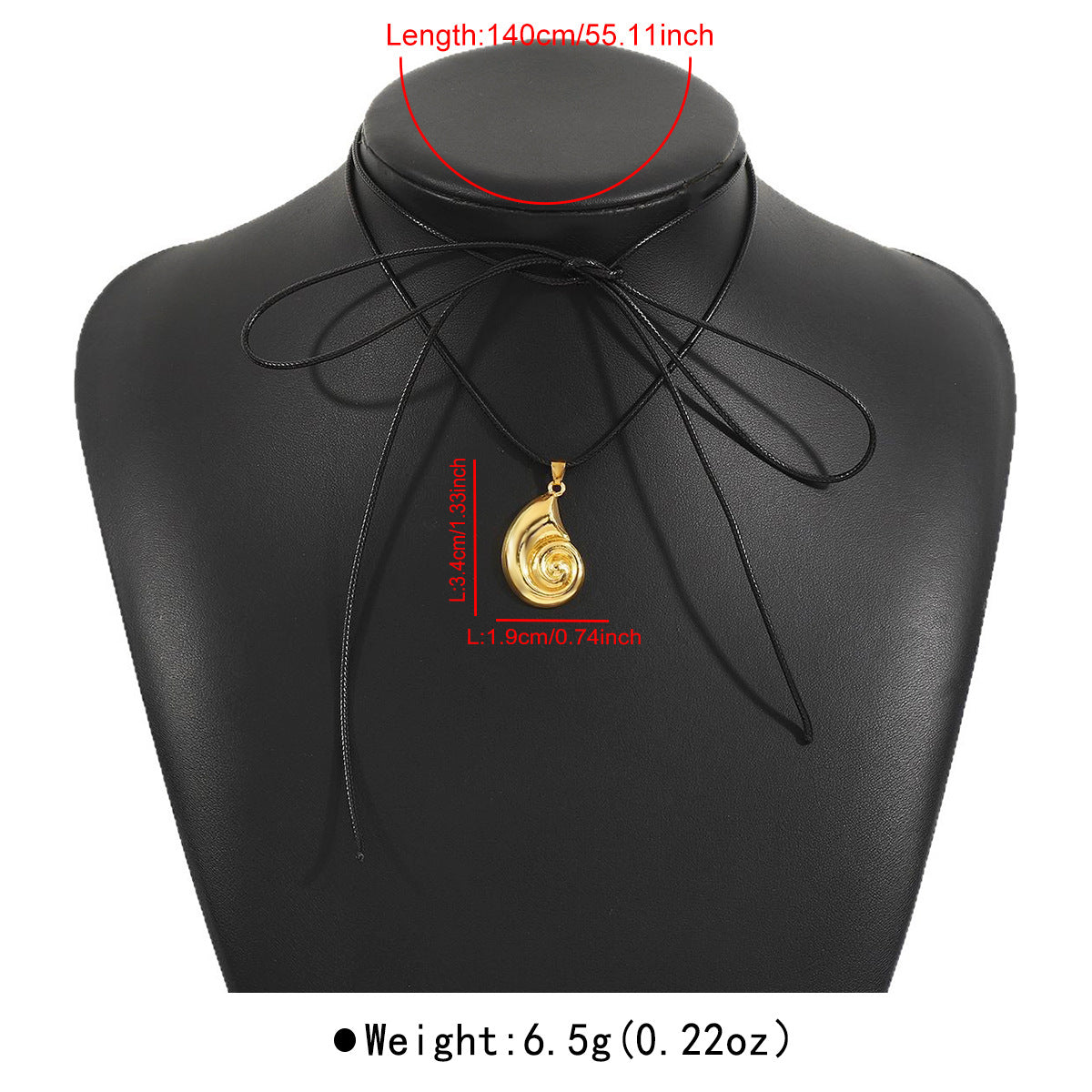 Wholesale leisure style conch alloy earrings  creative niche necklace