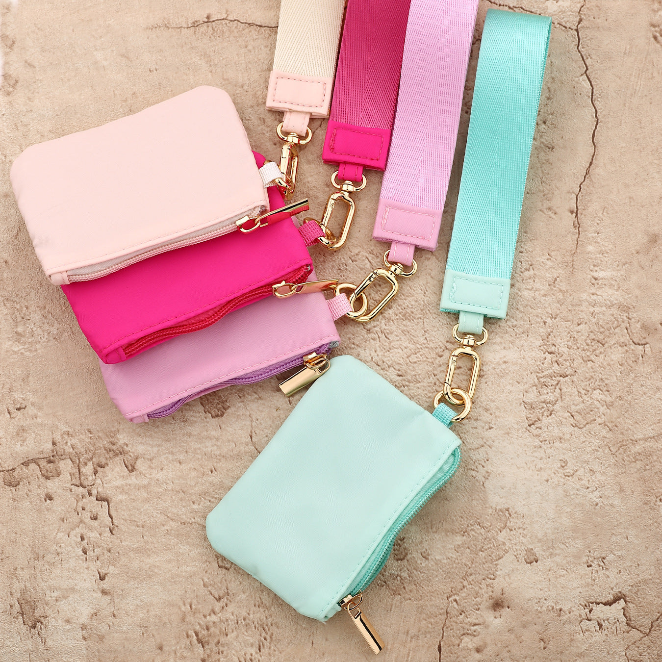 Wholesale Spot Multifunctional Waterproof Nylon Wristlet Keychain