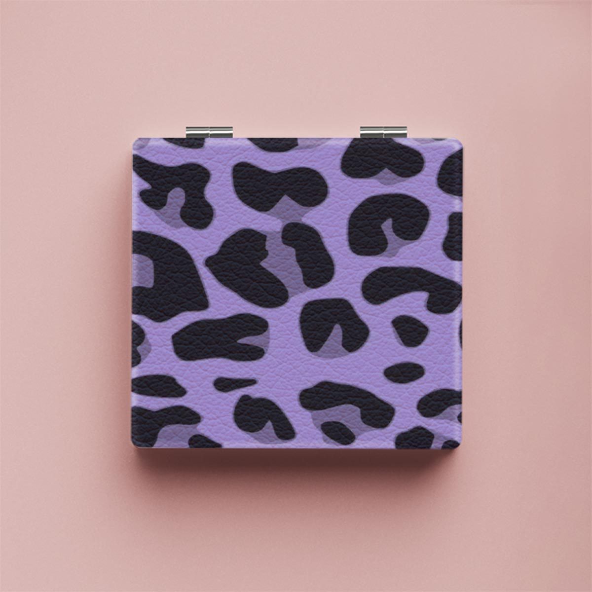 Wholesale Portable Cartoon Foldable Leopard Print Makeup Mirror ACC-MR-JiaS001