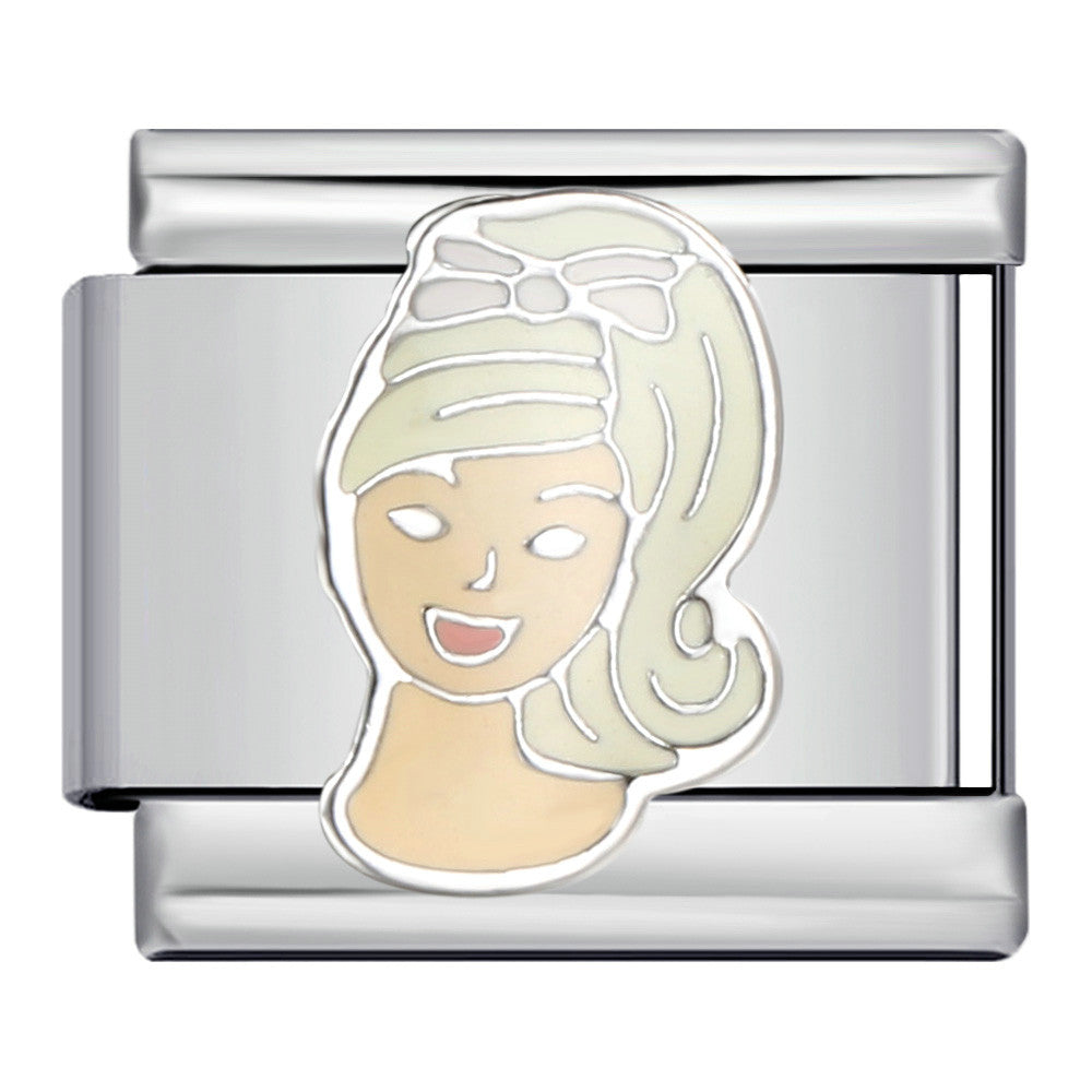 Wholesale Italian Module Bracelet Titanium Steel Welding Oil Dropping DIY Charms