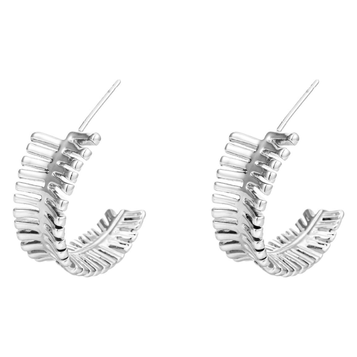 Wholesale  Copper Plated Gold S925 Silver Needle All-Match silver Earrings