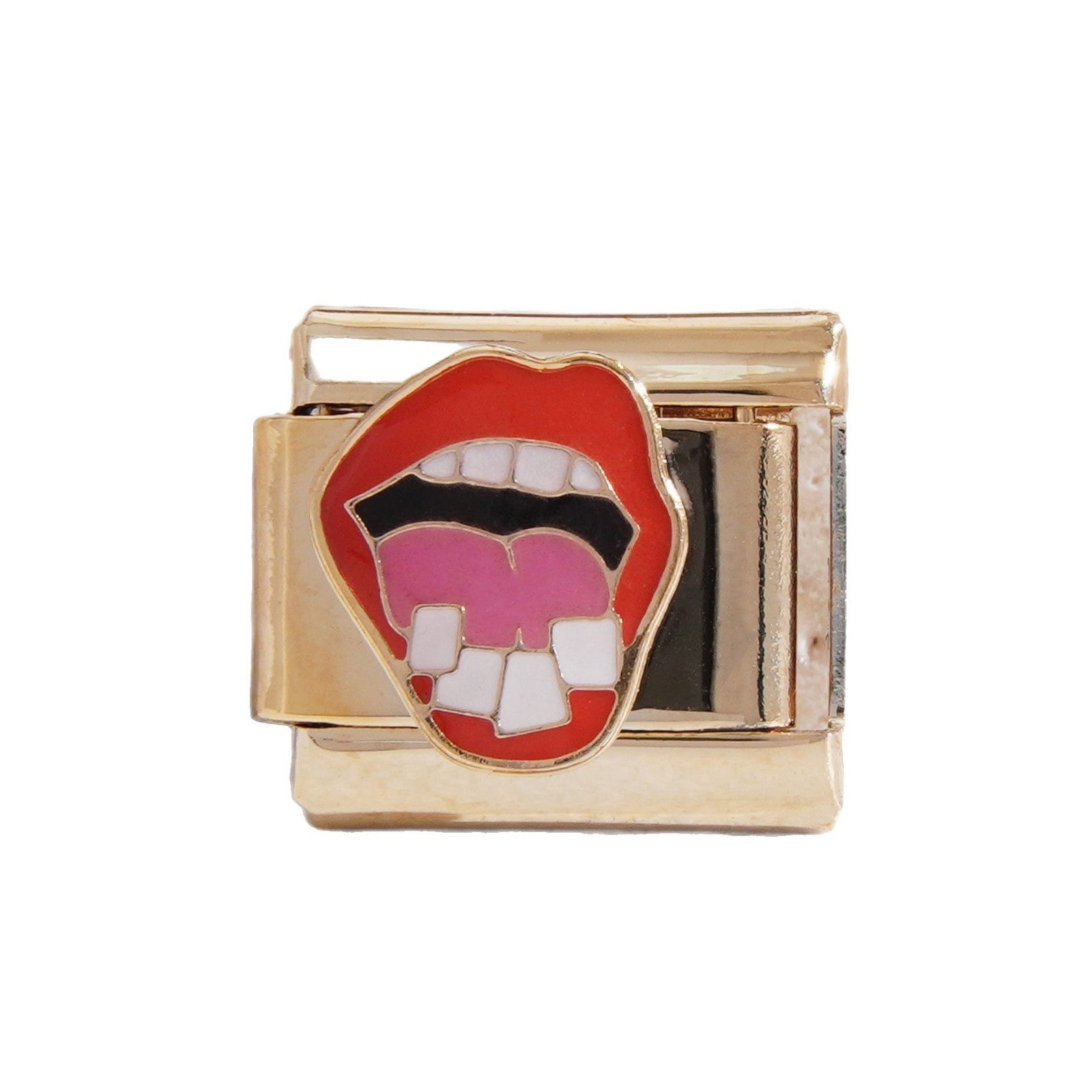 Wholesale Italian Charm Bracelet 9mm DIY Splicing Love Smiley Face Stainless Steel Composable Bracelet