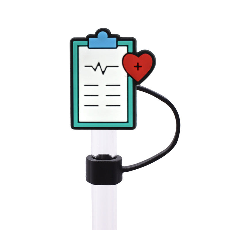 Wholesale Random 100pcs Medical Straw Cover 10MM Straw Tube Cap