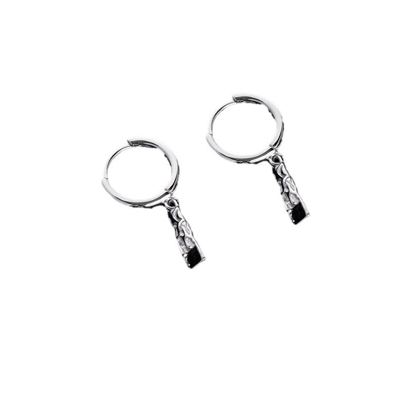 Wholesale Star Stripe Men's Light Luxury Earrings