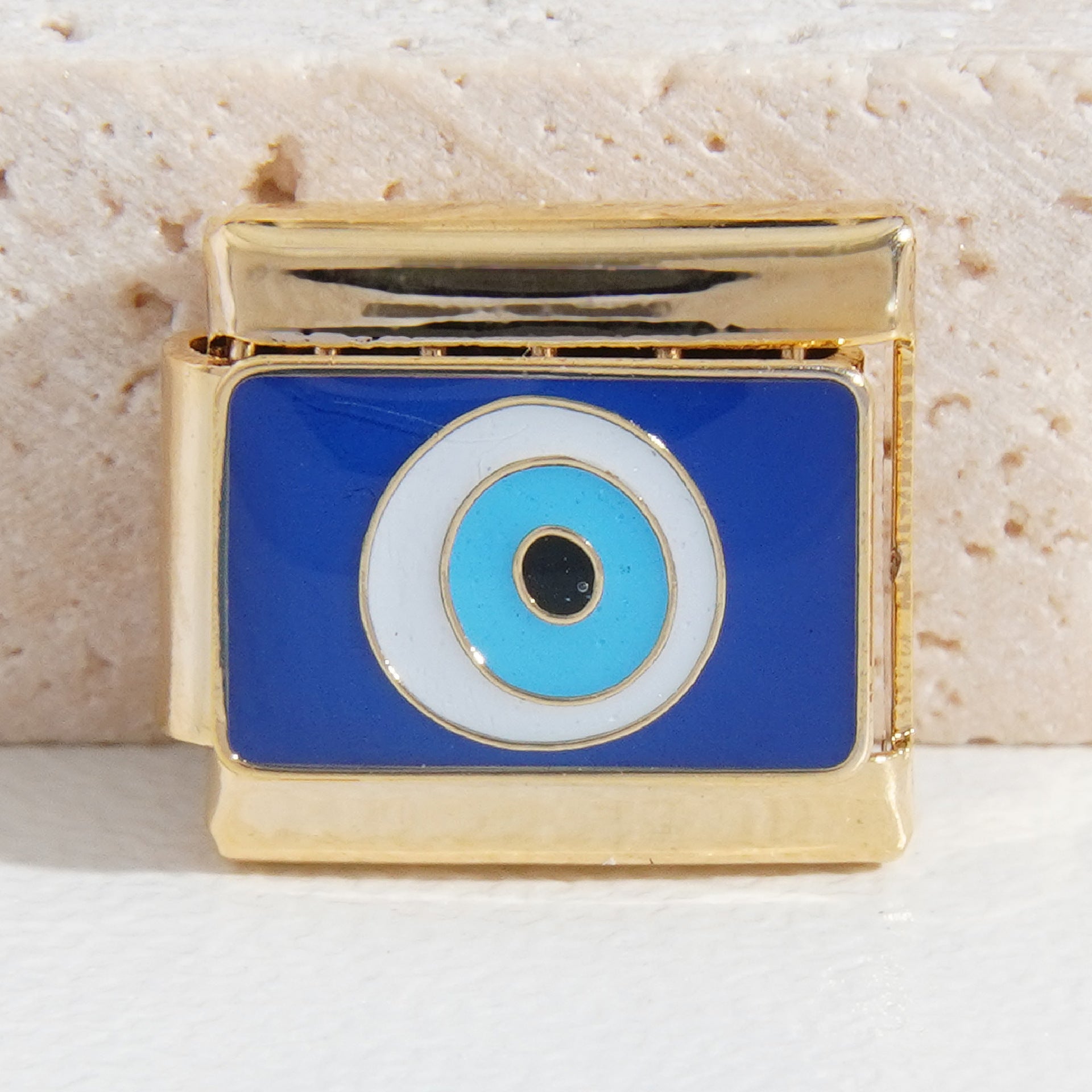 Wholesale Italian Charm Bracelet 9mm DIY Splicing Devil Eye Stainless Steel Composable Bracelet